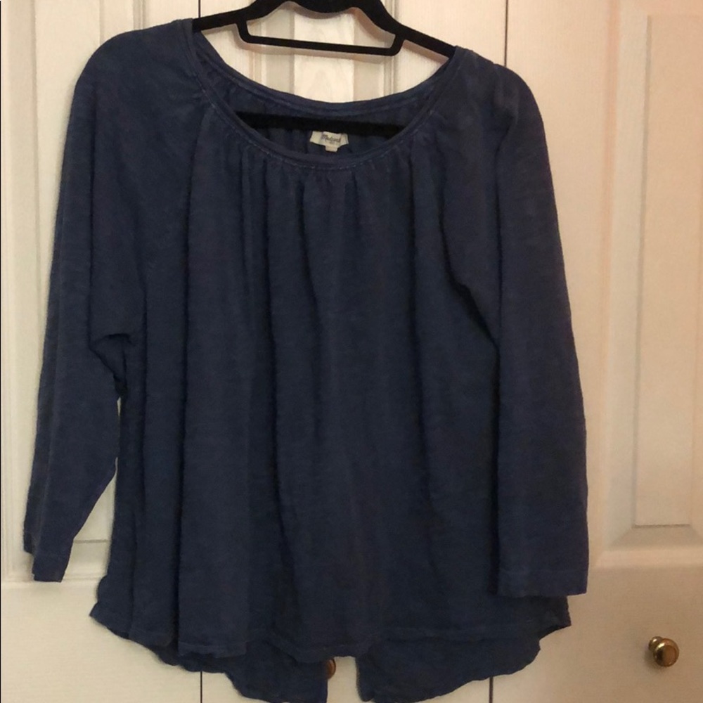 Madewell blue shirt size medium